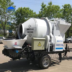 Niedriger Preis Beton pumpe Maschinen mischer Elektrisch JBS40 Kleine Beton pumpe Betonmischer mit Pumpe - Product Image 6