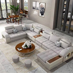 Factory Supply Multifunction Sofa Set <strong>U</strong> Shape <strong>Living</strong> Room Sofas <strong>U</strong> Shape Sofa Set Fabric Corner For Home - Product Image 6
