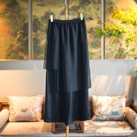 Pantalon long amincissant à jambes larges en soie Xiangyun et organza, nouvelle mode, élégant, vente en gros 5318