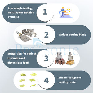 Cortadora de pasteles ultrasónica personalizada para alimentos, cortadora de chocolate con cinta transportadora - Product Image 5