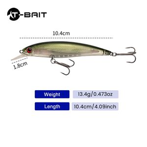 เหยื่อ10.4cm13.4g แบบแข็งเหยื่อล่อปลาสร้อยที่มีตา3D ขายส่ง - Product Image 2