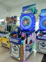 Machine de jeu de boxe à monnayeur Boxing Master, machine de loterie multi-joueurs avec défis de puissance et écran HD en métal pour centres de jeux