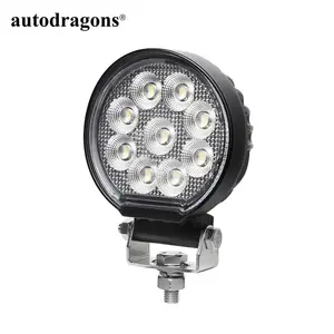 autodragons round led working light IP67 Waterproof 3.2'' 3.6'' 4'' flood LED Work Light Round