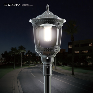 Lámpara Solar SRESKY de Alta Luminosidad 3000LM, Iluminación Exterior Impermeable, Luces Solares para Jardín, Farola Solar con Sensor de Movimiento - Product Image 1