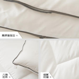 Edredón Reversible Duoximeimiankang 180x200-220cm para Todas las Temporadas, Edredón de Hotel con Diseño de Doble Cierre - Product Image 4