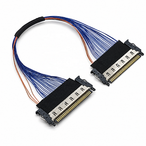 สายเคเบิลโคแอกเชียลแบบยืดหยุ่นขนาดเล็ก JAE FI-RE51CL 0.50 มม. 51 พิน 1354 36~40AWG 50 โอห์ม แบบกำหนดเอง/OEM - Product Image 1