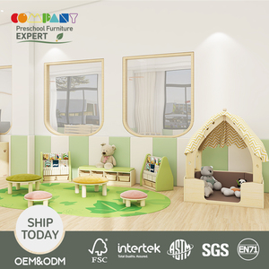 Meubles <span class=keywords><strong>de</strong></span> garderie modernes en bois COMPANY, coin lecture, étagère à livres pour tout-petits, crèche, salle <span class=keywords><strong>de</strong></span> classe Montessori - Product Image 2