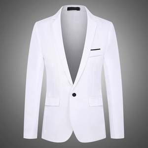 Traje de Hombre Italiano Premium al por Mayor, Estilo Slim, 1 Pieza, Blazer y Pantalón, Traje Oficial Hecho en China, Traje Caqui para Hombre - Product Image 6