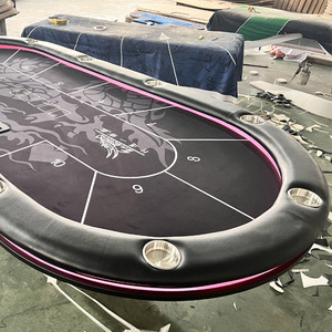 Table <span class=keywords><strong>de</strong></span> poker <span class=keywords><strong>de</strong></span> jeu <span class=keywords><strong>de</strong></span> <span class=keywords><strong>casino</strong></span> professionnel personnalisée et moderne pour 10 personnes, petite table premium <span class=keywords><strong>de</strong></span> luxe - Product Image 5