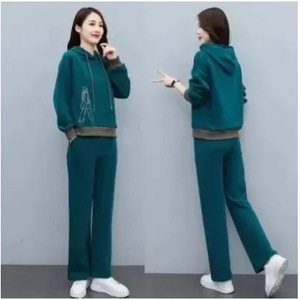 Women <b>Tracksuit</b> Set Loose Fit Casual Sportswear Two Piece Anime Print Breathable Polyester Spring Autumn Korean Style - Product Image 4