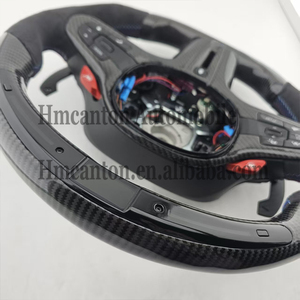 พวงมาลัยคาร์บอนไฟเบอร์สำหรับรถยนต์ซีรีส์ M3 G20 G30 G80 M4 G82 M5 CS สินค้าขายดี - Product Image 4