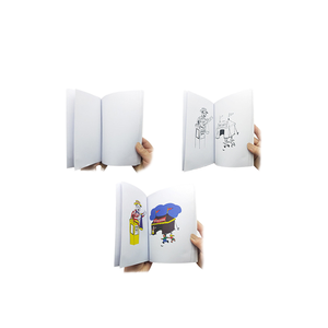 <span class=keywords><strong>Livre</strong></span> de coloriage unisexe A4 grand format pour tours de magie de comédie, effacement des motifs, rouge, matériel en papier pour close-up, 14 ans, sans instructions - Product Image 1