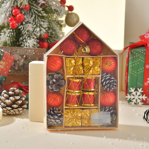 Adornos Navideños 2025, Juego de Decoración para Árbol de Navidad, Bolas Colgantes para Fiesta - Product Image 4