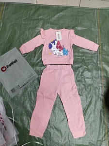 Set di Abbigliamento per Bambini 3M-7Y di Alta Qualità, 2 Pezzi, Casual, Morbido, Antipiega, 100% Cotone, Disponibile Ordine Campione all'Ingrosso - Product Image 3