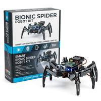 Kit de Robot Araña Cuadrúpedo Programable QMY, Control por WiFi, Kit de Inicio para Codificación, PH2.0, Plug-and-Play, Set de Robótica
