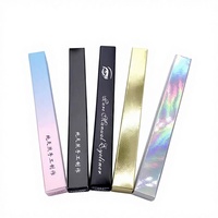 Boîte en carton pliable personnalisée en gros, imprimée et gaufrée, emballage cadeau de luxe pour cosmétiques, impression UV et marquage à chaud, outils de maquillage