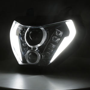 Phare LED DRL, yeux d'ange, projecteur LED, feu de moto pour modèles Yamaha MT09, FZ09, MT07, Plug and Play - Product Image 4