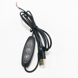 Câble de gradateur USB compatible universel 5V réglage de la luminosité adapté aux bandes lumineuses LED ventilateurs de refroidissement d'ordinateur - Product Image 2