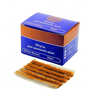 12-361 다크 브라운 Pvc + 종이 100*6mm 타이어 스트링 50 스트립/박스 60 박스/ctn - Product Image 1