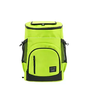 Mochila térmica de eva com malha de nylon, saco térmico personalizável de 30l para cerveja, saco de gelo, piquenique, à prova d'água e personalizável