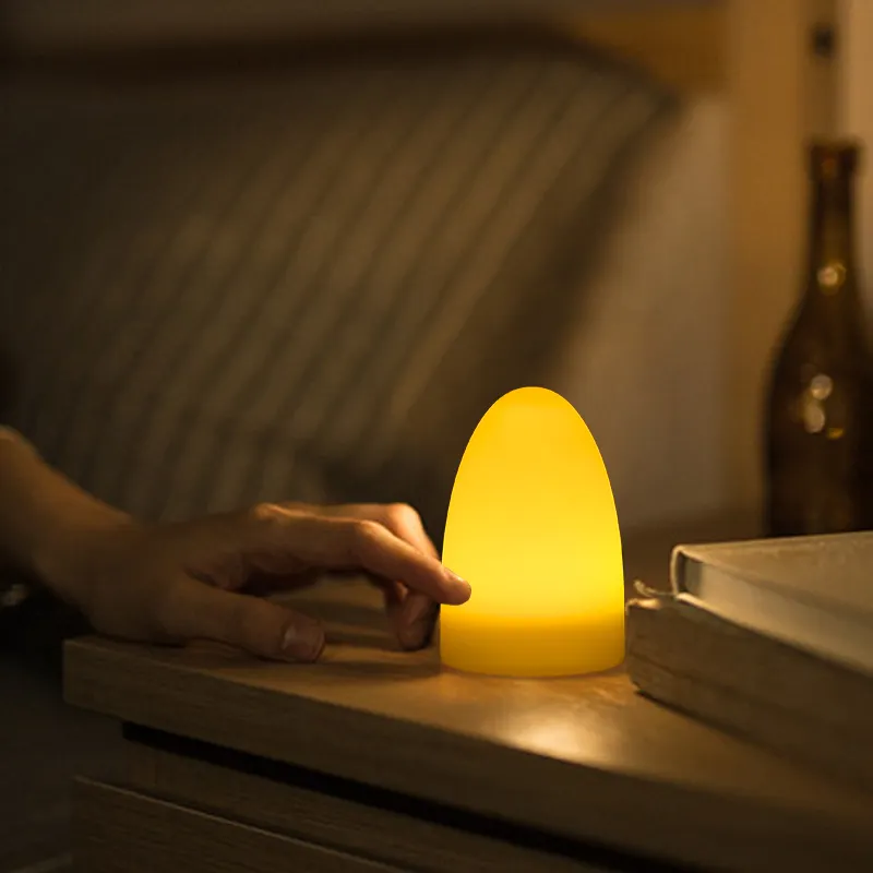 Modern basit tasarım Mini akülü yemek RGB LED gece lambası masa lambası