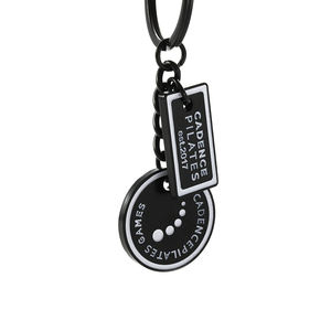 Llavero personalizado con tu logotipo, 2d, 3d, aleación de Zinc, hierro, llavero de Metal, llavero negro esmaltado suave para niños - Product Image 3