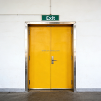 Portes en acier ignifugées industrielles avec rembourrage ignifuge haute densité pour des performances stables sous haute température