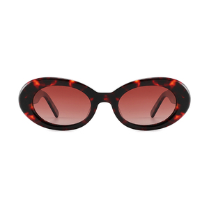 Oval <b>Sunglasses</b> Full Rim Tortoise Shell <b>Frame</b> UV400 Protection Unisex Adult Fashion Sun Protection - Product Image 4