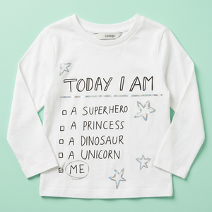 T-shirt à manches longues pour filles, imprimé super-héros, marque Bangladesh Today, en coton, 2/3-15/16 ans, stock printemps 1800 - Product Image 3