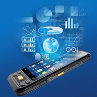 PDA portátil Android 12 resistente 1D 2D QR lector de códigos de barras lector RFID precio de escáner de códigos de barras PDAS