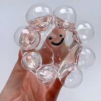Mainan Bola Kristal Gelembung untuk Diremas, Mainan Pencet Jerawat, Mainan Penghilang Stres dan Perlahan Mengembang Kembali, Mainan Musik Anger Shake Tone Squishy