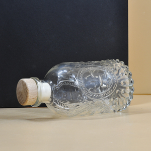 Sản Phẩm Mới 230Ml Hương Liệu Chai Thủy Tinh Reed Khuếch Tán Khắc Hoa Hình Tròn Với Khá Reed Khuếch Tán Nắp - Product Image 6