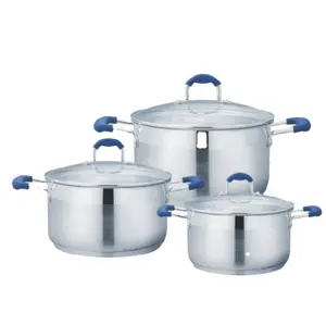 6Pcs Stainless Steel Cookware Buffalo Rice Cooker Malaysia