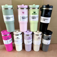 Vaso Térmico de Acero Inoxidable 304 de 30oz con Aislamiento al Vacío, Tapa con Popote Abatible, Asa, Gran Capacidad, Retención de Temperatura de 6 a 12 Horas, Apto para Agua Hirviendo