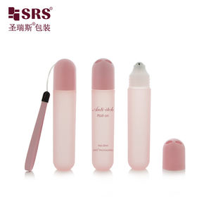 Nuevo diseño 25ml <span class=keywords><strong>Rosa</strong></span> translúcido mate sin fugas aplicación suave PP rollo en botella - Product Image 4