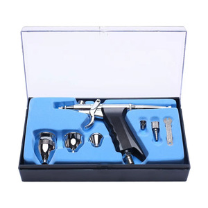 Airbrush Pen 116A Gravity Feed Dual Action Adjustable Speed 7.0cc Cup Artwork Painting <b>Model</b> Making Portable <b>Kit</b> - Product Image 1