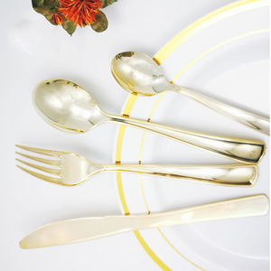 <span class=keywords><strong>Vaisselle</strong></span> <span class=keywords><strong>jetable</strong></span> or/argent/or <span class=keywords><strong>Rose</strong></span>, décoration de table <span class=keywords><strong>jetable</strong></span> pour fête d'<span class=keywords><strong>anniversaire</strong></span> et de mariage, couleur personnalisée - Product Image 6