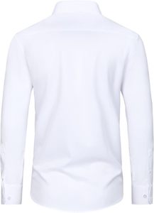 Camisas de Vestir con Cuentas Alimens & Gentle Slim Fit para Hombre, Manga Larga, Elásticas, Resistentes a las Manchas, Sin Arrugas, con Botones, Formales - Product Image 3