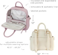 Sac à dos en cuir PU imperméable à la mode sac à dos momie élégant pour ordinateur portable protecteur voyage bébé sac à couches