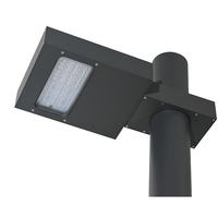 Luminaire LED d'extérieur pour allée, alimenté en courant alternatif, éclairage de poteau, indice de protection IP65, garantie de 5 ans, construction en aluminium pour l'éclairage