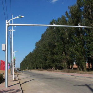H6.5mロードモニター亜鉛メッキ<span class=keywords><strong>CCTV</strong></span>カメラポール耐候性 - Product Image 2