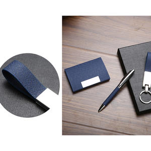 Set hadiah notebook pena rantai kunci, dengan logo kustom suvenir Promosi Hari Guru set hadiah perusahaan - Product Image 2