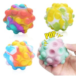 Juguetes Sensoriales Antiestrés de Silicona/PVC/PU, Bolas de Burbujas 3D, Juguete de Presión con Diversión de Estallidos, Bola Blanda para Apretar - Product Image 6