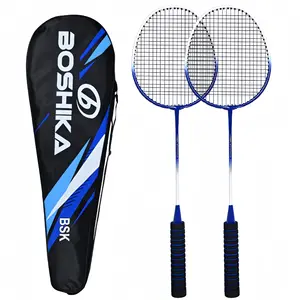 Raquette de badminton personnalisée avec poignée antidérapante en acier, meilleures marques, bon marché, jeu pour jeunes, compétition d'entraînement pour débutants
