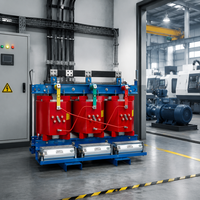 Transformateur sec à noyau superposé en époxy économique 10 kV SCB14 pour projets de bureaux, de commerces et de parcs industriels