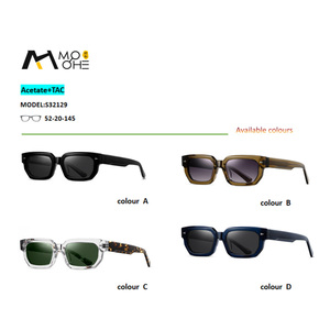 Gafas de montura dorada <span class=keywords><strong>retro</strong></span> de moda 2025 con lentes polarizadas Tac para hombres y mujeres - Product Image 5