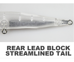 เหยื่อตกปลาซิลเวอร์ไนฟ์ ระบบหมุนจุดศูนย์ถ่วงแบบยาว ดำน้ำลึก รูปทรงตัวอ่อน ตัวตาย แข็งพิเศษ - Product Image 3