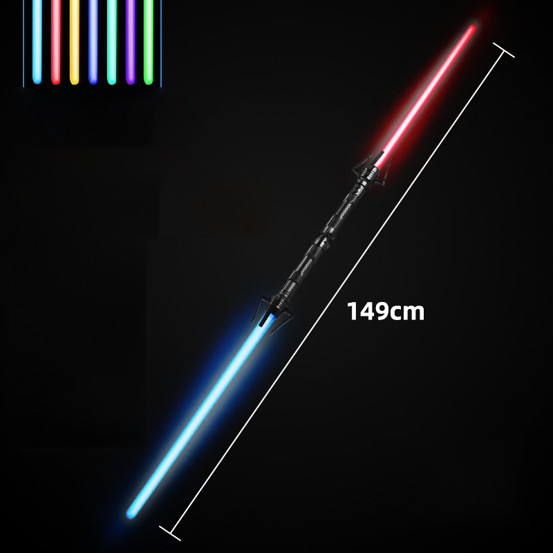 Double épée intégrée colorée [149cm] avec son.