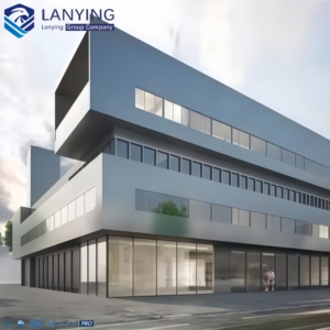 Edificio Prefabbricato in Metallo Personalizzato, Struttura in Acciaio Ingegnerizzata, Edificio Modulare Multipiano, Magazzino Stabile a Grande Campata - Product Image 2