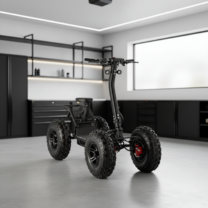 High Tier 4-Wheel Aluminum Electric Scooter with Folded Design (Twice in <b>Steps</b>) 3-Year Warranty DIY OEM ODM - Product Image 1